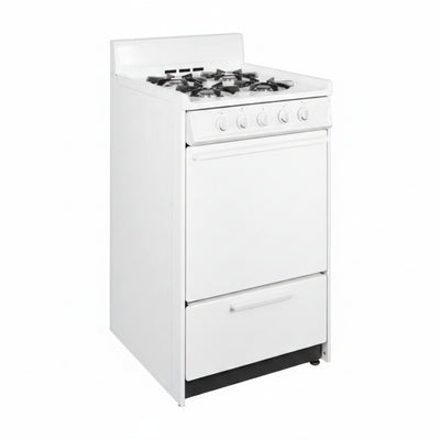 Summit 20" Gas Range 2.5 Cu. Ft. in White