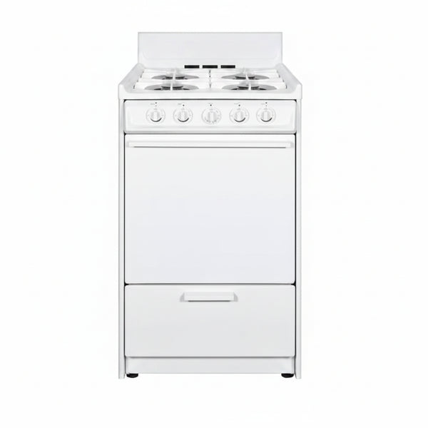 Summit 20" Gas Range 2.5 Cu. Ft. in White