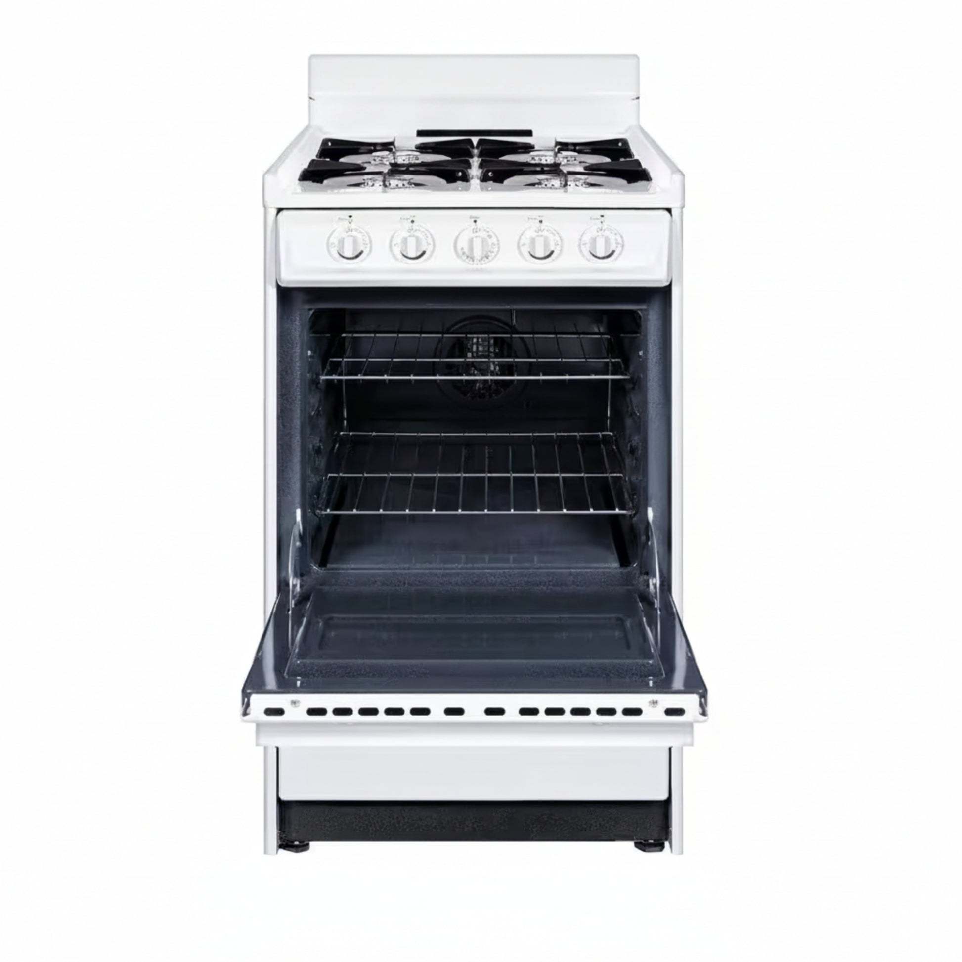 20 In. 2.5 Cu. Ft. Gas Range in White — product view 3