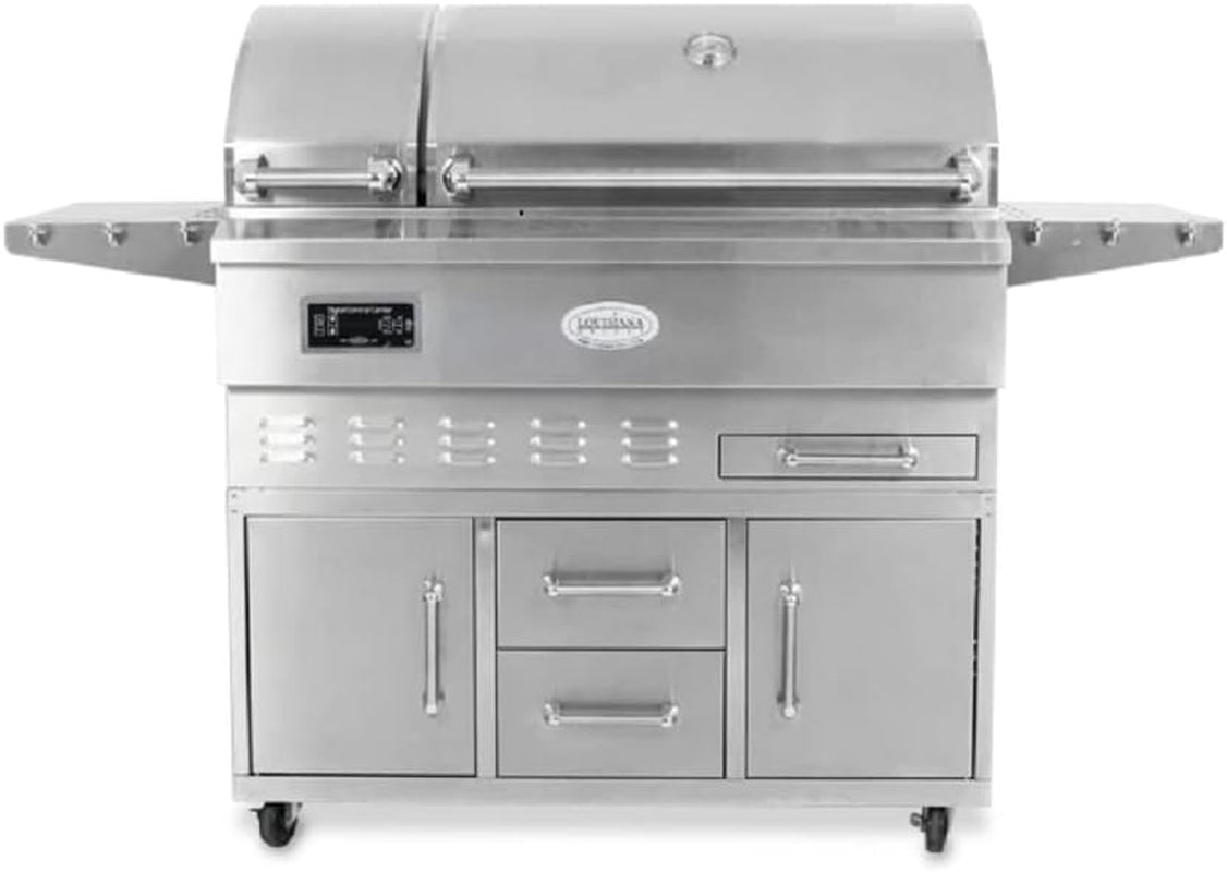 Wood Pellet Grill and Smoker with Cart, Estate Series 860C