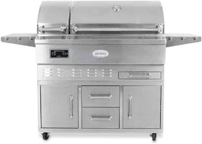 Louisiana Grills Wood Pellet Grill and Smoker with Cart, Estate Series 860C