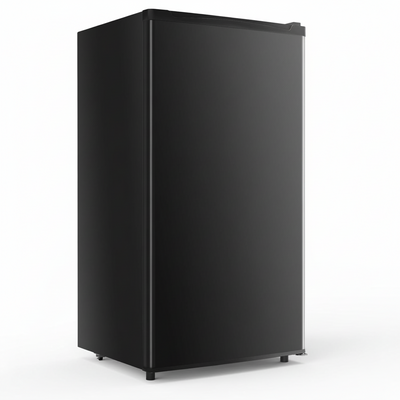 3.2 Cu. Ft. Mini Fridge with Freezer, Single Door, Black