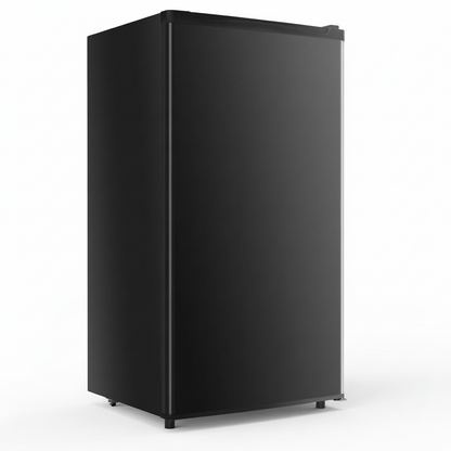 3.2 Cu. Ft. Mini Fridge with Freezer, Single Door, Black