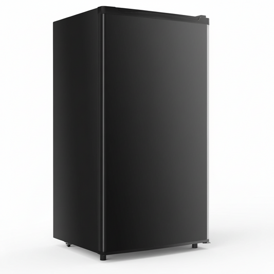 3.2 Cu. Ft. Mini Fridge with Freezer, Single Door, Black