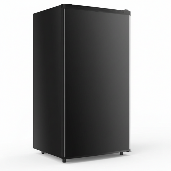 3.2 Cu. Ft. Mini Fridge with Freezer, Single Door, Black