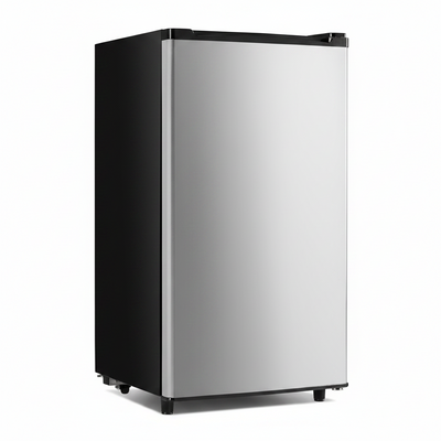 3.2 Cu. Ft. Mini Fridge with Freezer, Single Door, Silver