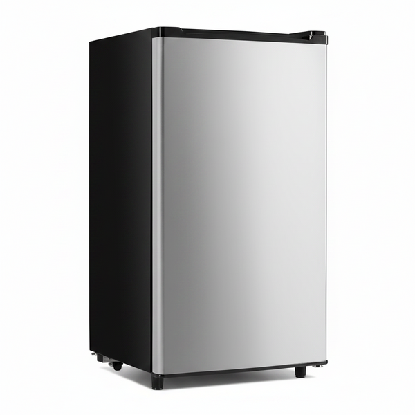 3.2 Cu. Ft. Mini Fridge with Freezer, Single Door, Silver