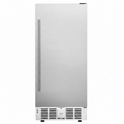 15" Under-Counter Beverage Refrigerator, 127-Can, Silver