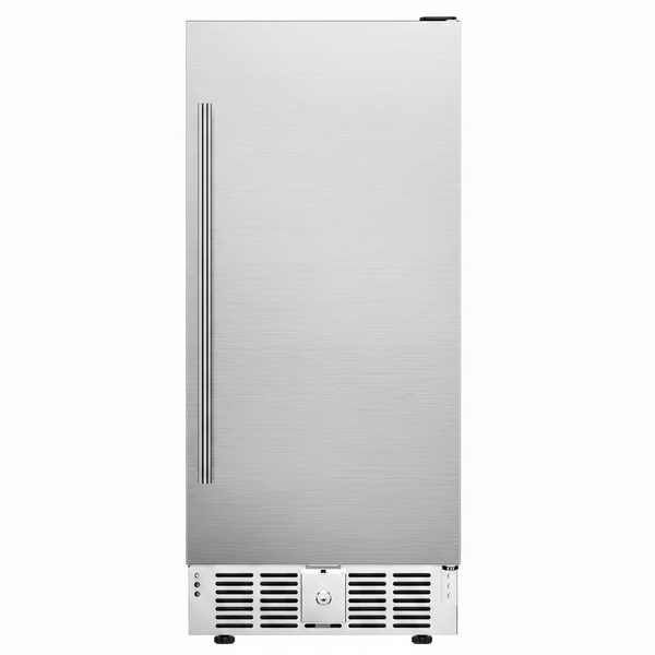 15" Under-Counter Beverage Refrigerator, 127-Can, Silver